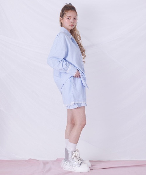 Fickle Bebe（フィクルベベ） セットアップ レースタイ＆シャツSETUP
