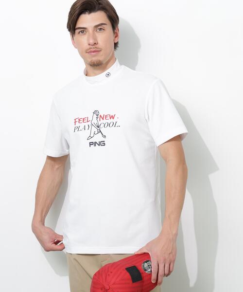 PING（ピン） tシャツ 「PING APPAREL」Mr．PINGプリント半袖