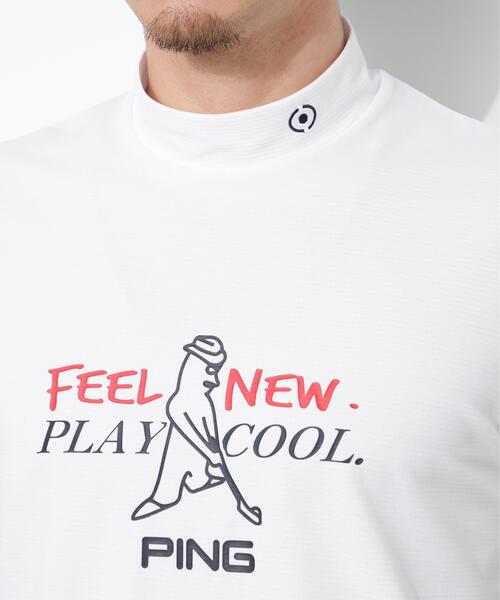 PING（ピン） tシャツ 「PING APPAREL」Mr．PINGプリント半袖