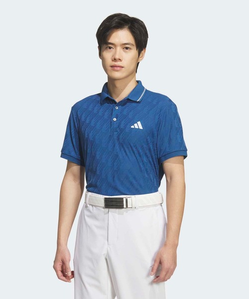 adidas（アディダス） ポロシャツ ジャカード 半袖ポロ「adidas Golf