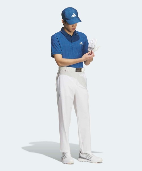 adidas（アディダス） ポロシャツ ジャカード 半袖ポロ「adidas Golf