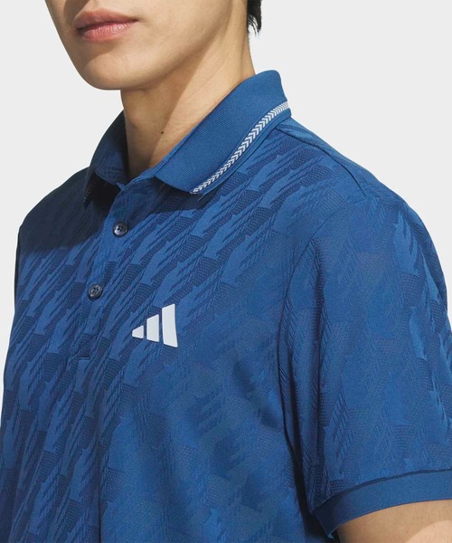 adidas（アディダス） ポロシャツ ジャカード 半袖ポロ「adidas Golf