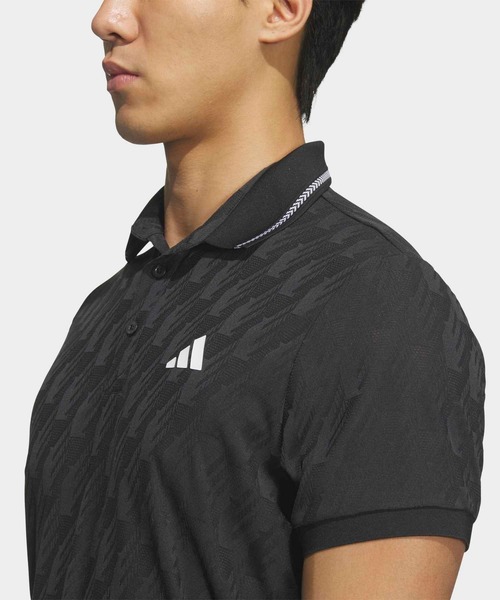 adidas（アディダス） ポロシャツ ジャカード 半袖ポロ「adidas Golf