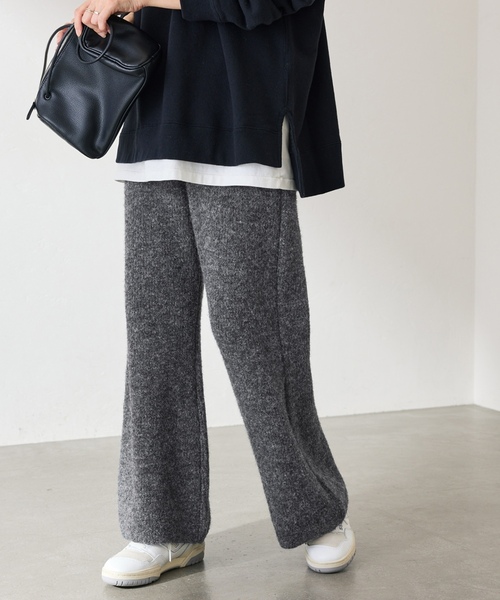 「FRAMeWORK」 イージーパンツ 36 キャメル レディースの画像