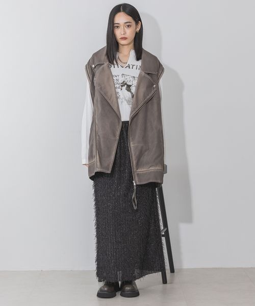 「JEANASIS」 ブルゾン FREE グレー レディースの画像