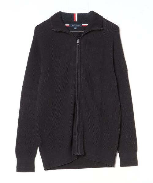 トミーヒルフィガー★ネイティブ柄 フルジップデザインニット カーディガン L TOMMY HILFIGER（トミー・ヒルフィガー） ニットカーディガン L