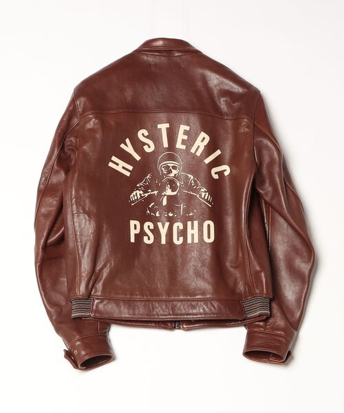 ヒステリックグラマー ラムレザー 羊革 シングルライダースジャケット　本革 HYSTERIC GLAMOUR（ヒステリックグラマー） シングル ライダース