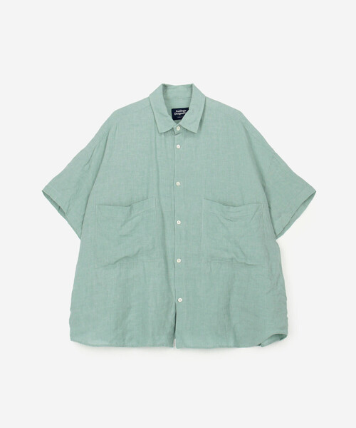 シャツ GALLEGO DESPORTES | オーバーサイズ 半袖ポケットシャツ MEN メンズの画像