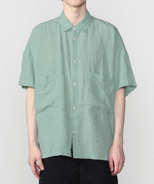シャツ GALLEGO DESPORTES | オーバーサイズ 半袖ポケットシャツ MEN メンズの画像