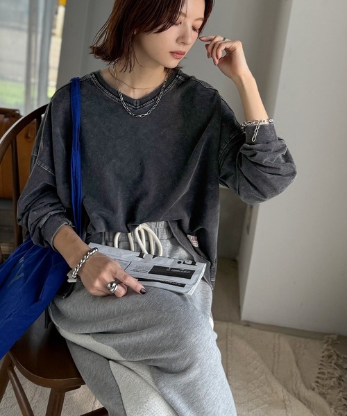 Java 長袖カットソー LARGE グレー レディース : ZOZOTOWN Yahoo!店 