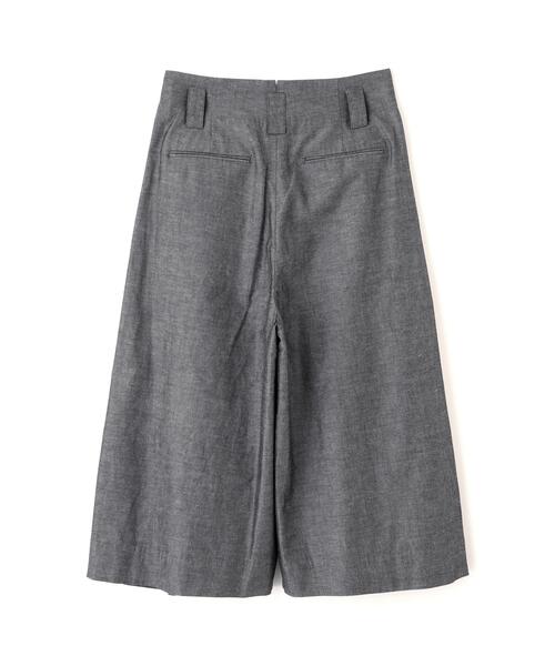ワイドパンツ パンツ COTTON RAMIE CHAMBRAY レディースの画像