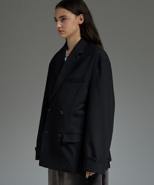 「cussil」 テーラードジャケット M ライトグレー メンズ_画像3
