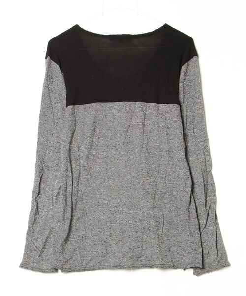 「SHELLAC」 長袖Tシャツ 44 グレー メンズ_画像2