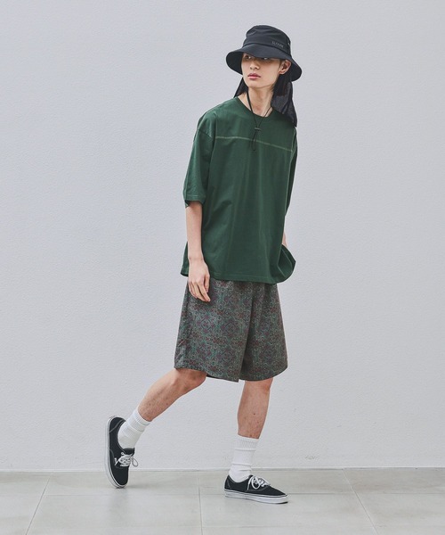 ワイドパンツ ハーフパンツ パンツ 短パン コレラクショーツ柄TR / 740729 メンズ | LAKOLE | 10