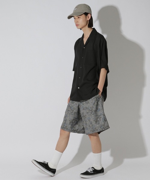 ワイドパンツ ハーフパンツ パンツ 短パン コレラクショーツ柄TR / 740729 メンズ | LAKOLE | 13