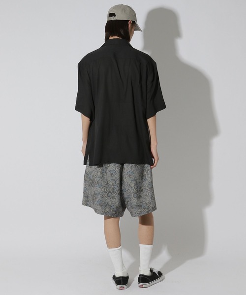 ワイドパンツ ハーフパンツ パンツ 短パン コレラクショーツ柄TR / 740729 メンズ | LAKOLE | 15