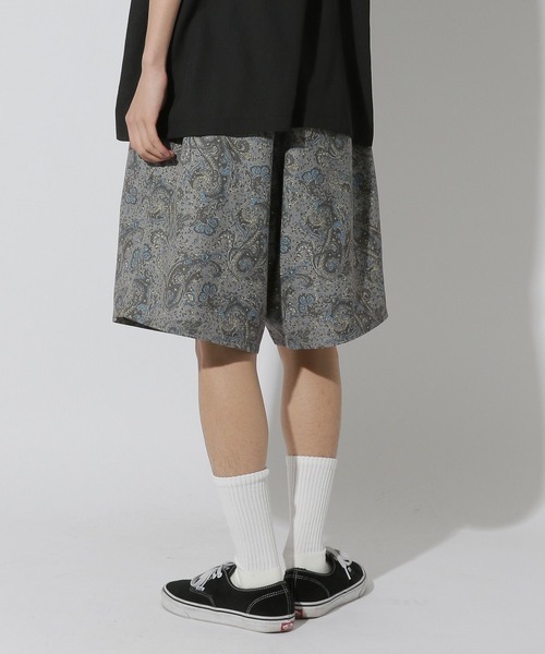 ワイドパンツ ハーフパンツ パンツ 短パン コレラクショーツ柄TR / 740729 メンズ | LAKOLE | 18
