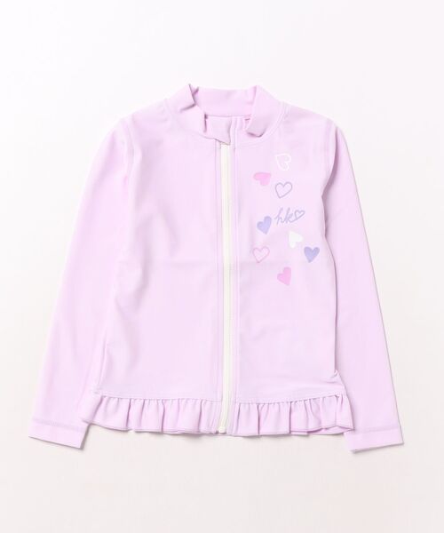 ラッシュガード ハートプリントラッシュガード（UVカット） キッズ 子供
