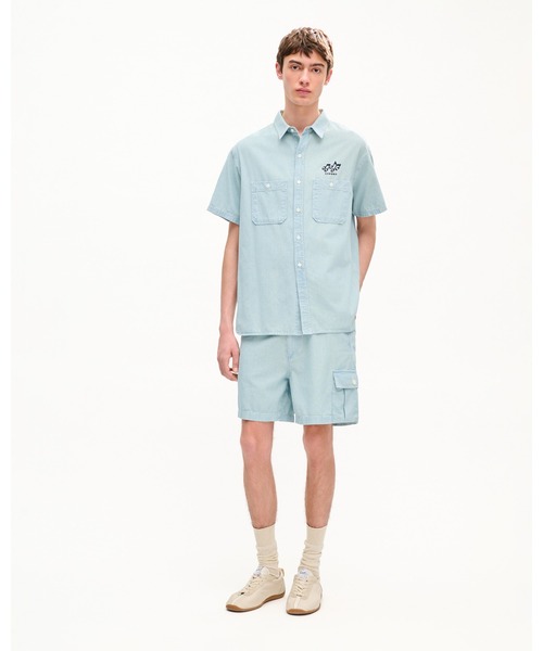 ジーンズ 'KENZO Sounds' カーゴ ショーツ イン ジャパニーズ デニム メンズの画像