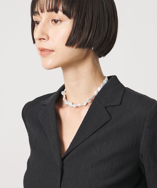 ネックレス 「les bonbon」SOLID パール ネックレス レディースの画像