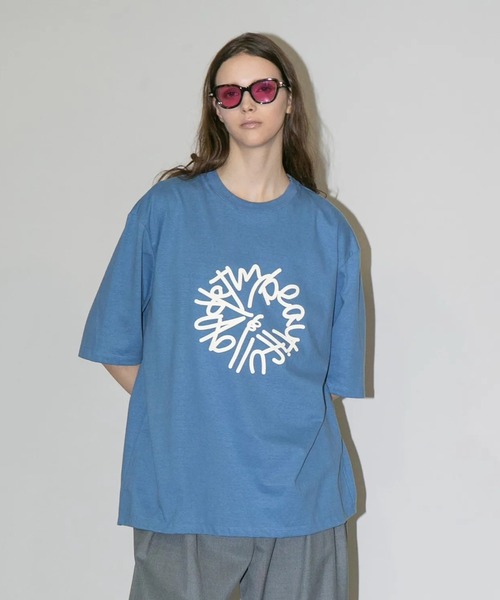 「my beautiful landlet」 半袖Tシャツ 1 グレー メンズ_画像5