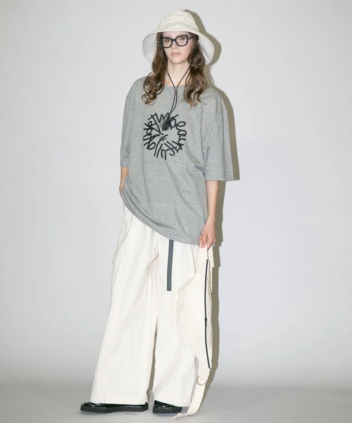 「my beautiful landlet」 半袖Tシャツ 1 グレー メンズ_画像9