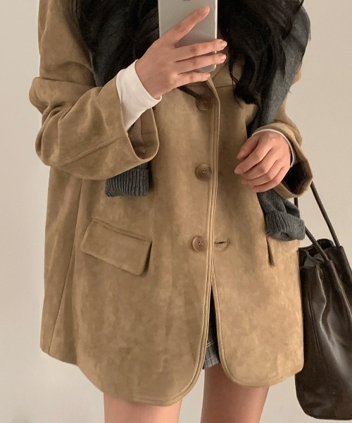 「FREE STYLISTS」 テーラードジャケット FREE キャメル レディース_画像9