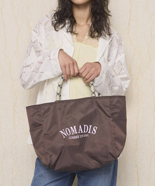 NOMADIS トートバッグ ブラウン NOMADIS（ノマディス） トートバッグ ONE SIZE ブラウン レディース