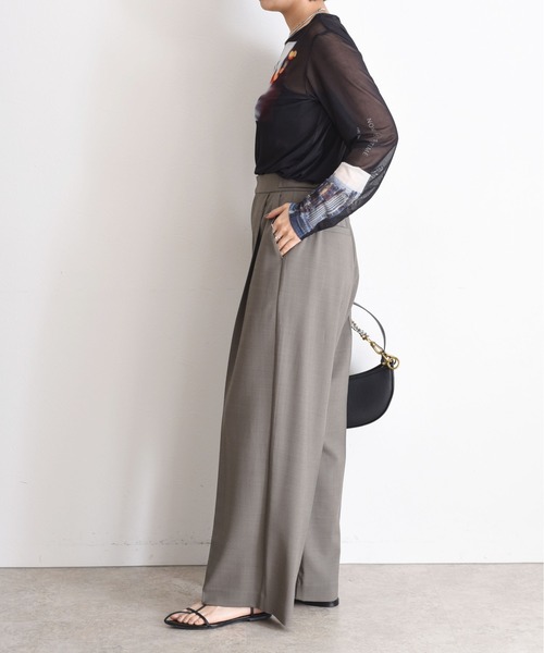 「Eimee Law」 長袖カットソー 38 ベージュ レディース_画像3