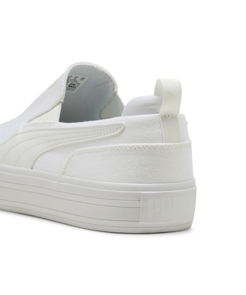 「PUMA」 スリッポン 24.0cm ブラック×ホワイト メンズ_画像3