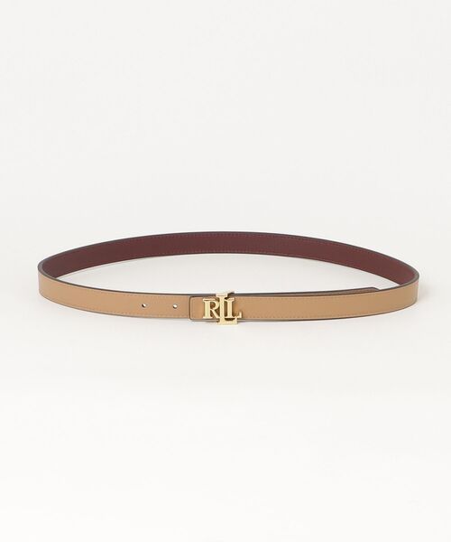 ローレン ラルフローレン ロゴ リバーシブル レザー スキニー ベルト S LAUREN RALPH LAUREN（ローレン ラルフローレン） ベルト ロゴ