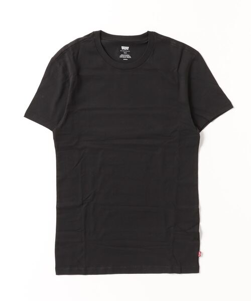 ★Levi's クルーネック Tシャツ ブラック★ Levi's（リーバイス） tシャツ スリムフィット 2パックTシャツ クルー
