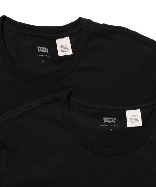 Levi's（リーバイス） tシャツ スリムフィット 2パックTシャツ クルー