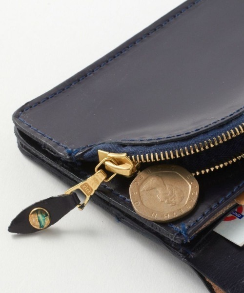 長財布 財布 「GLENROYAL/グレンロイヤル」ROUND LONG PURSE/フラップ付長財布(エンボスレザー) メンズ レディースの画像