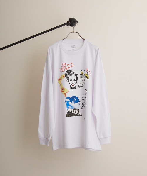 tシャツ 「RadioDays/ラジオデイズ」MARYLIN MONROE LS TEE (UN) レディース メンズ