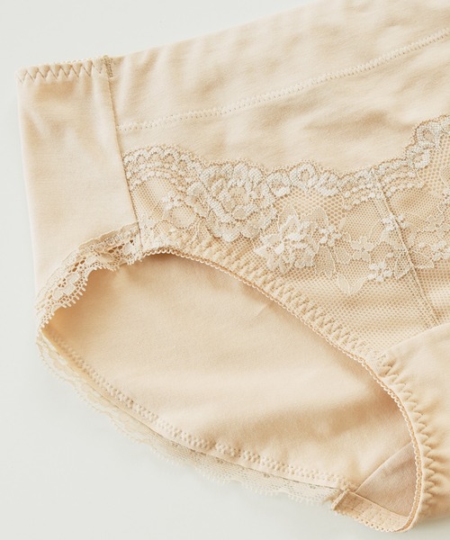 Lace Ladies ショーツ おなかすっぽり ストレッチ ハイウエスト