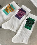 靴下 WEGO/ロゴデザインレギュラーソックス...の詳細画像2