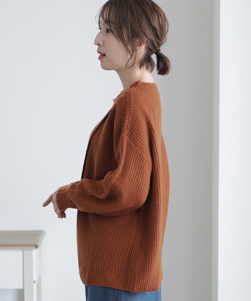 2wayクロスアシメセーター ElegChic ニット セーター 2wayクロスアシメセーター レディース