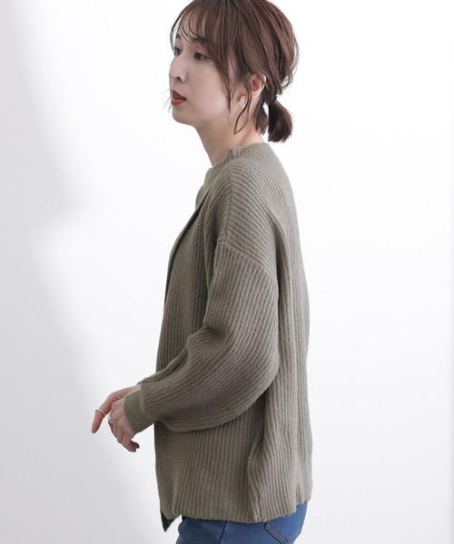 2wayクロスアシメセーター ElegChic ニット セーター 2wayクロスアシメセーター レディース