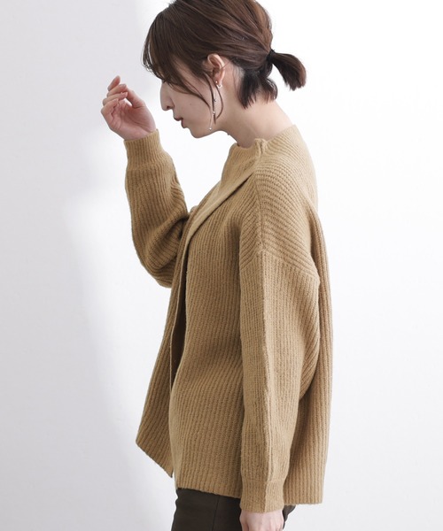 2wayクロスアシメセーター ElegChic ニット セーター 2wayクロスアシメセーター レディース