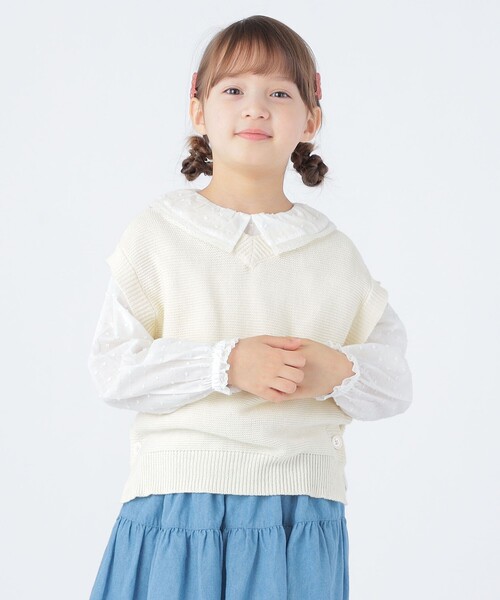 SHIPS KIDS:110〜130cm / ラウンドカラー ブラウス SHIPS KIDS:110～130cm / ラウンドカラー ブラウス｜ SHIPS 公式