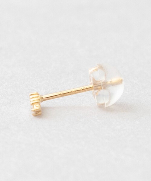 ピアス K10YG ダイヤモンド ピアス レディースの画像