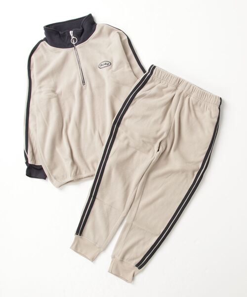 ZIーON トレーナー フリース ハーフZIP BIGシルエット