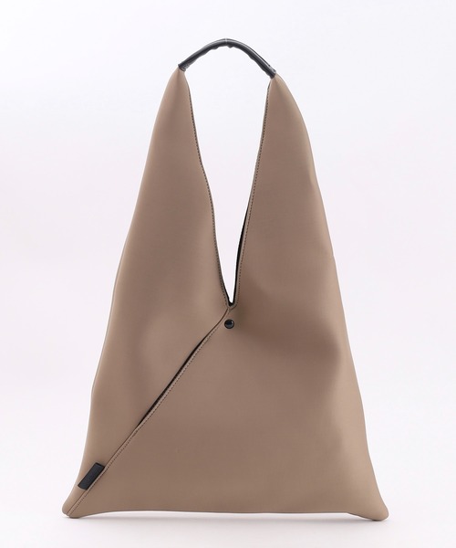 ベージュ りあこ様 COOCO ショルダーバッグ バッグ ダイバースーツ風素材