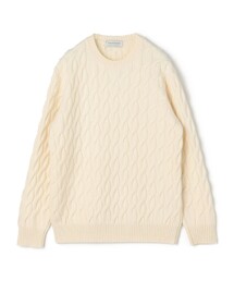 セーター ニット TOMORROWLAND TRICOT スーパーファインラムウール ケーブルクルーネックプルオーバー メンズ｜ZOZOTOWN Yahoo!店