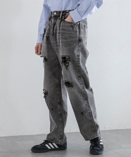 ルーズフィットストレートレッグジーンズ Amazon | Silver Jeans Co. Gordie ジーンズ メンズ ルーズ