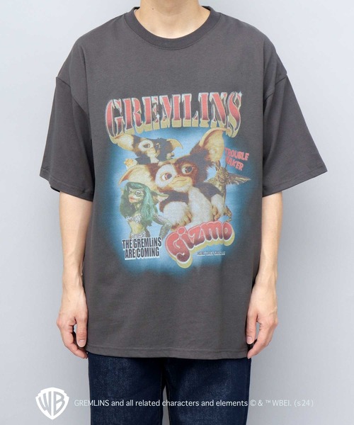 A.M.S. tシャツ GREMRINS グレムリン 古着風 ギズモ プリント ビッグ
