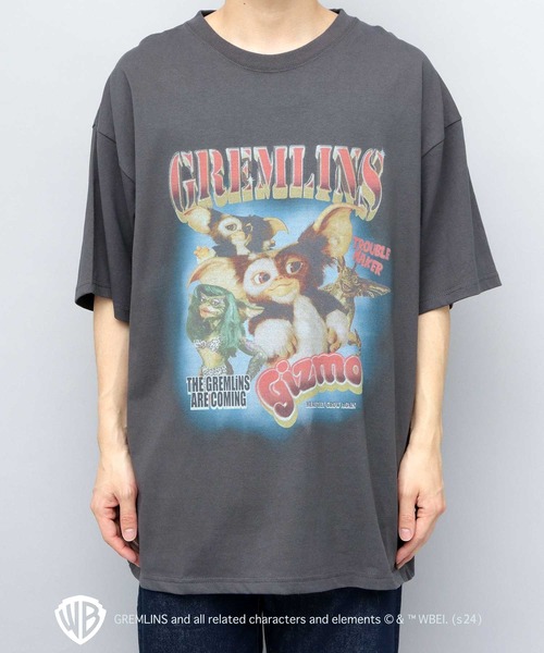 A.M.S. tシャツ GREMRINS グレムリン 古着風 ギズモ プリント ビッグ