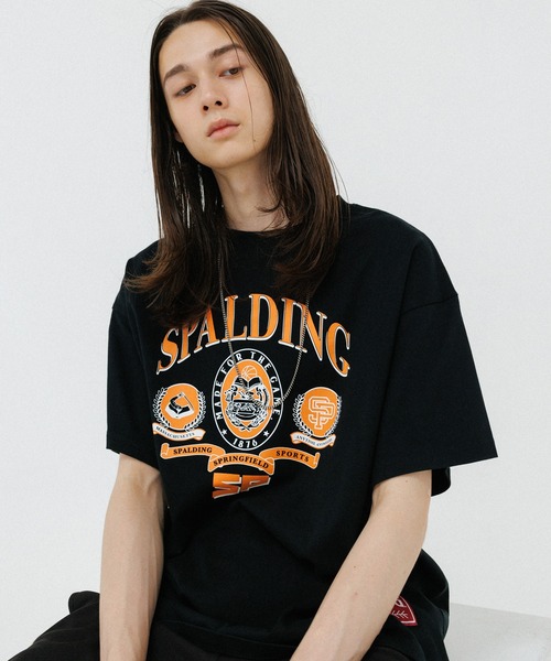 ADAM ET ROPE'（アダムエロペ） tシャツ 「別注」「SPALDING