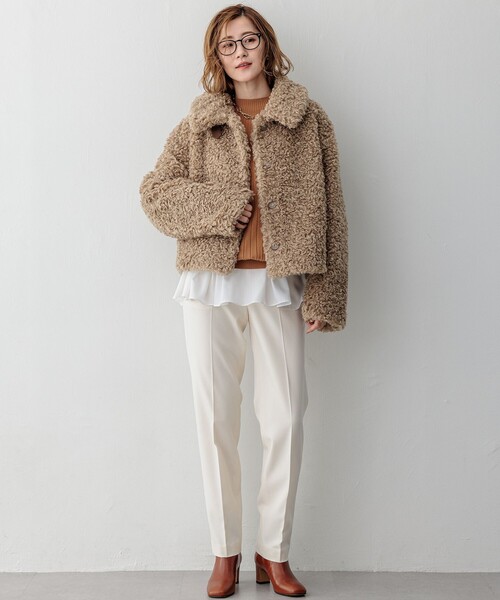 23区（ニジュウサンク） ニット セーター セミウーステッド モック